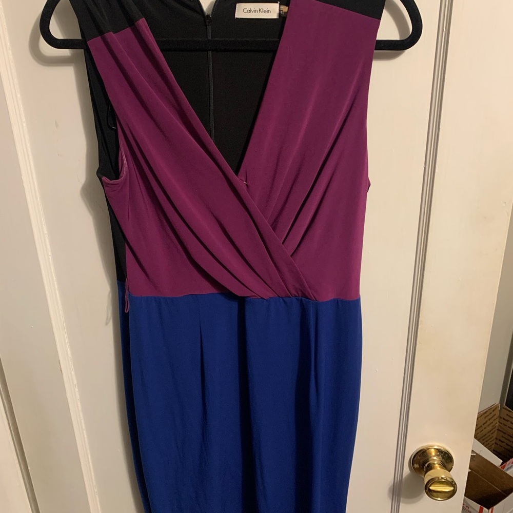 Calvin Klein Color block dress